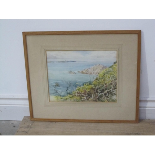 434 - ARTHUR ROYCE BRADBURY. On a Coast, signed, watercolour, 9 1/2 x 14in; and one other watercolour by t... 