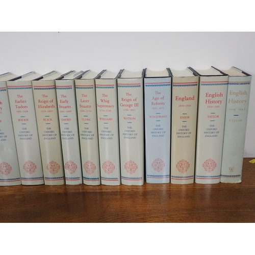 5 - The Oxford History of England full series; and a set of 23 volumes of 'Mark Twain's Works', publishe... 