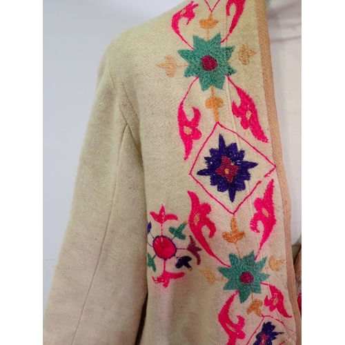 586 - A floral embroidered Afghan Coat