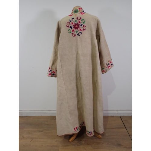 586 - A floral embroidered Afghan Coat