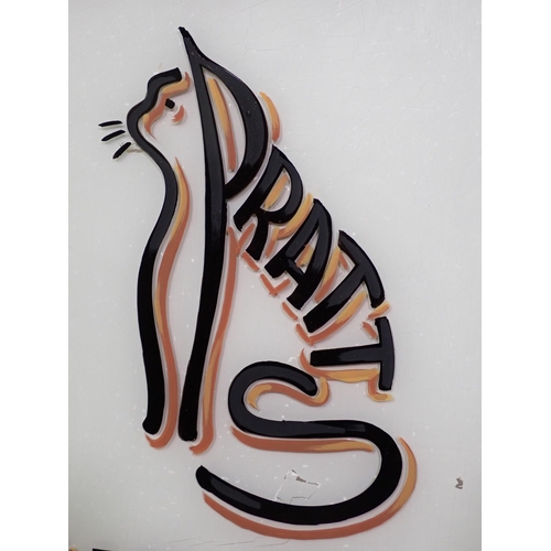 609 - A reproduction Spratt's Cat Food Sign 'Puts Pussy in Fine Form!'