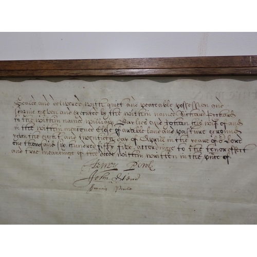 614 - A framed Indenture