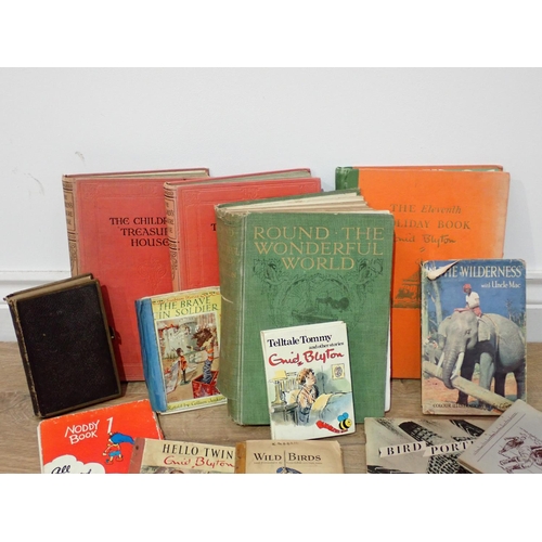 78 - Box of children's Books and Cigarette Card Albums