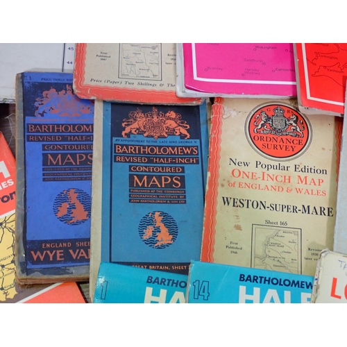 25 - A box of OS Maps and various Books