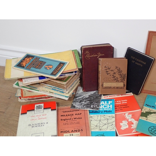 25 - A box of OS Maps and various Books