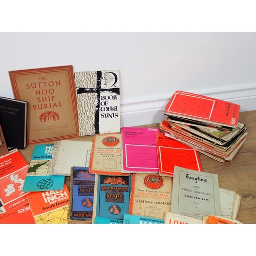 25 - A box of OS Maps and various Books