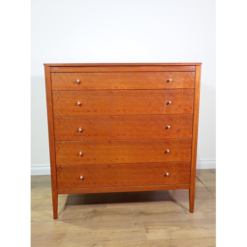 26 - A modern Gordon Russell Chest of five drawers 3ft 5in x 3ft 3in