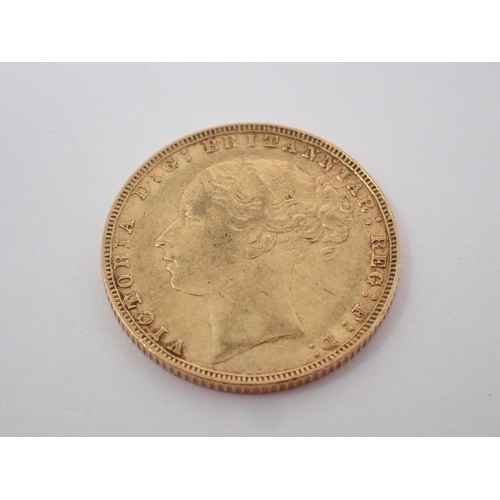 301 - Queen Victoria, Young Head Sovereign, 1876