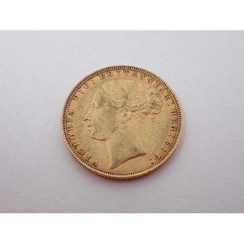 306 - Queen Victoria, Young Head Sovereign, 1880