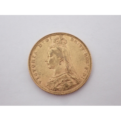 315 - Queen Victoria, Jubilee Head Sovereign, 1890