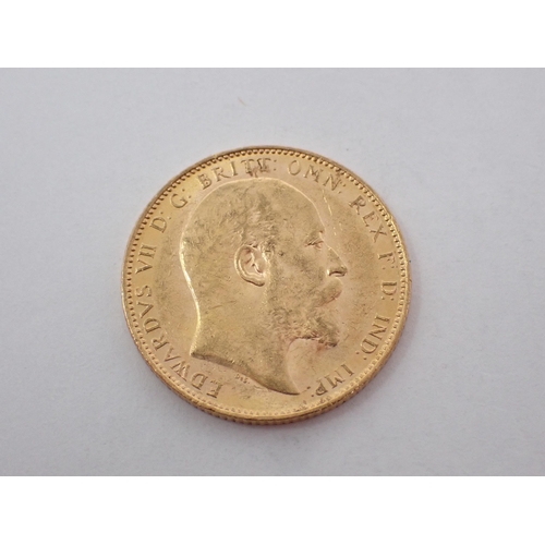 340 - Edward VII, Sovereign, Melbourne Mint, 1903