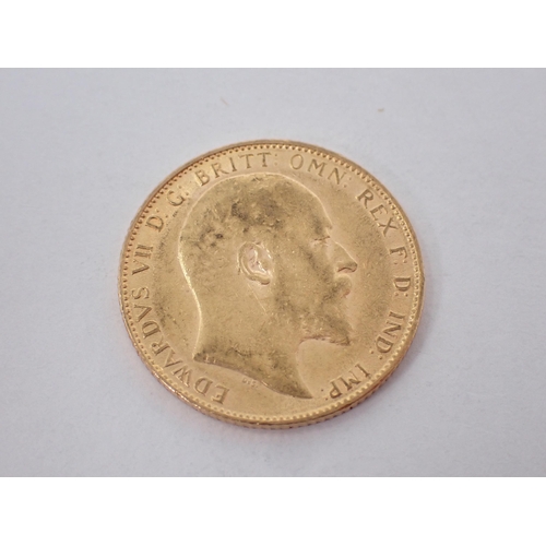 351 - Edward VII, Sovereign, 1908