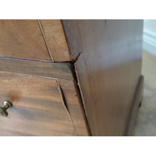 430 - An Edwardian mahogany and inlaid Corner Cupboard, a Victorian Sutherland Table and a 19th Century ma... 