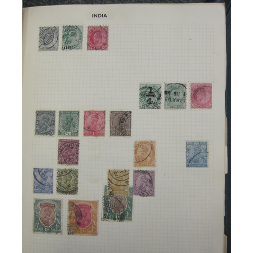 503 - An All World Stamp Collection, circa. 1840-1950, including two Penny Blacks (both with two margins t... 