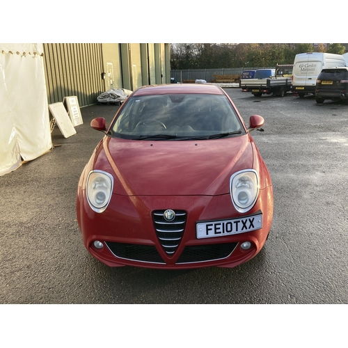 567 - An Alfa Romeo Mito two-door hatchback, 1.4L petrol, 2010 Registered, 102,000 miles. MOT until June 2... 