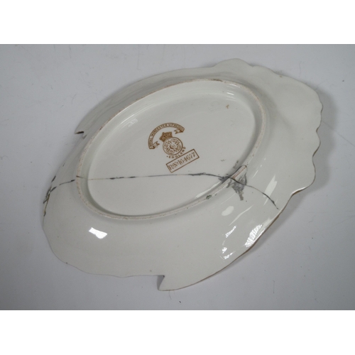 600 - A Royal Worcester service painted individual scenes with gamebirds, viz: Oval Platter with pheasant ... 