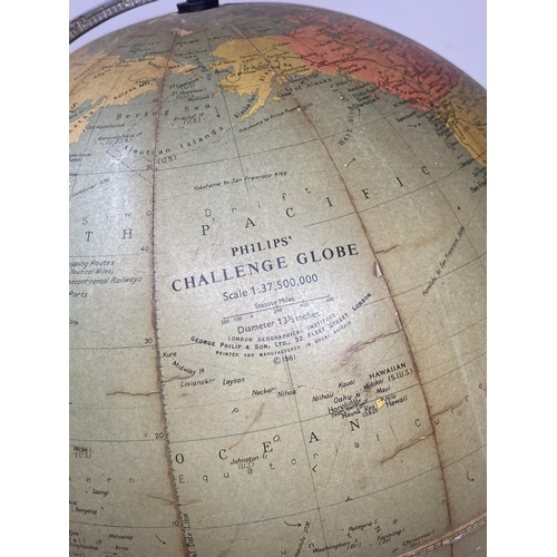 672 - A Philips' 13 1/2in Challenge Globe