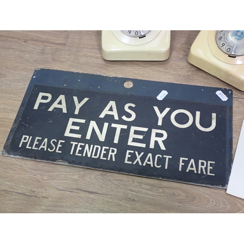 708 - A Box including two vintage Telephones, Pastry Cutter Tin, Biscuit Barrel, Cockerel, a Sign and a se... 