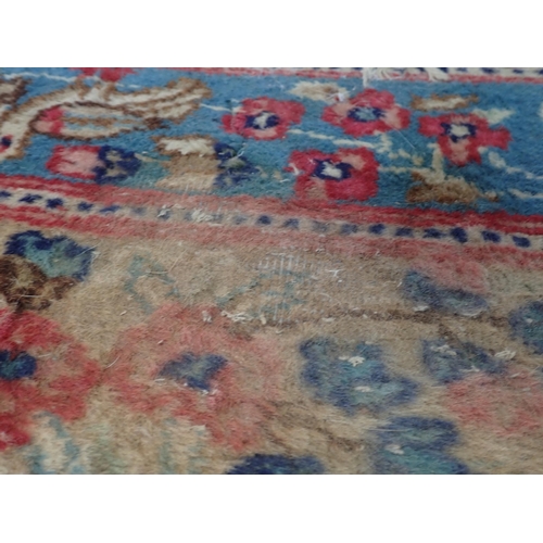 94 - A red ground Rug and a blue ground Rug (both A/F)