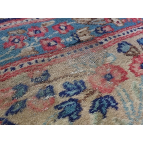 94 - A red ground Rug and a blue ground Rug (both A/F)