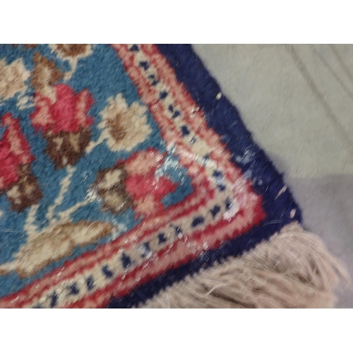 94 - A red ground Rug and a blue ground Rug (both A/F)