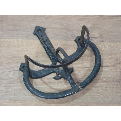 334 - Two antique Saddle Racks and two Bridle Racks