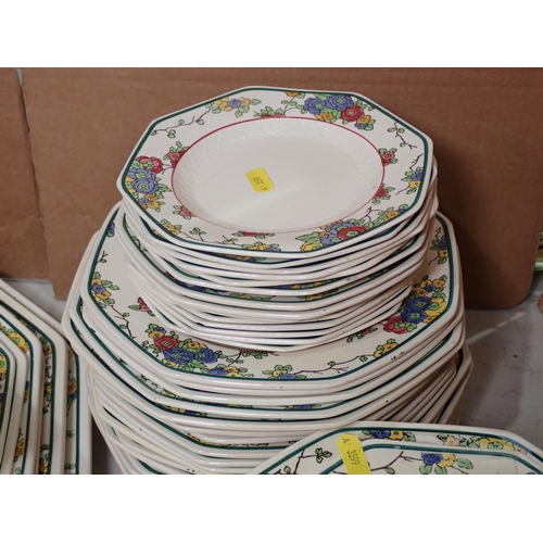 467 - A Royal Doulton 'Cromer' part Dinner Service including set of graduated Platters, Plates, Bowls, etc... 