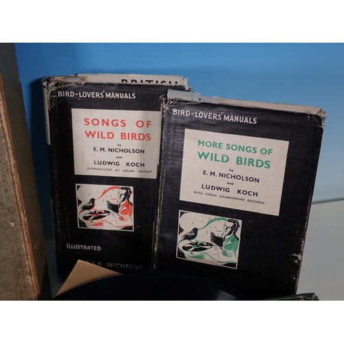 574 - H.F. & G. Witherby 'More Songs of Wild Birds' Set with books and records