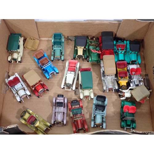 693 - Two boxes on unboxed Lesney and Matchbox Vehicles