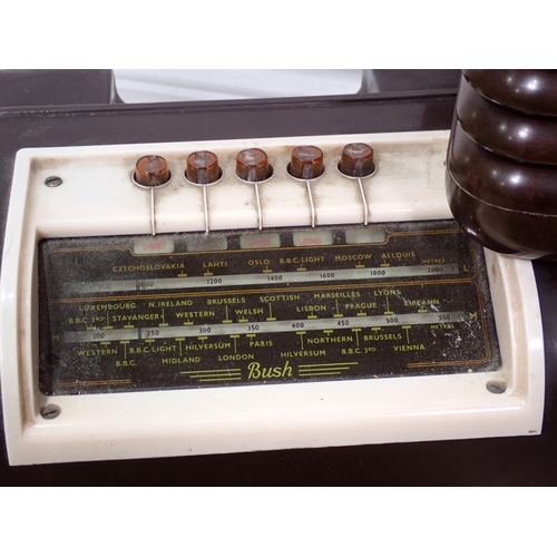 52 - Two Bush Bakelite Radios and two other Bakelite Radios