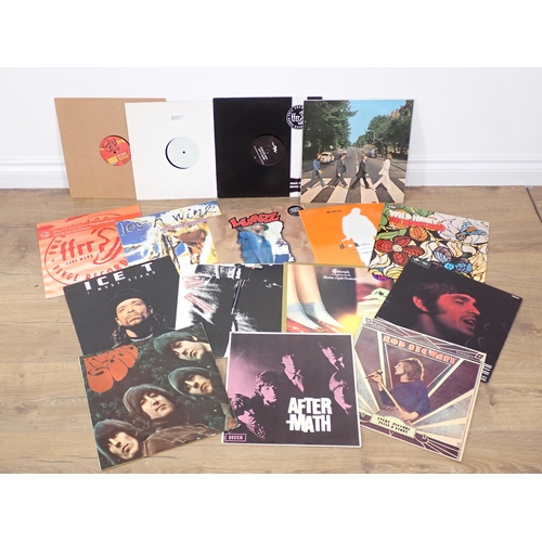 595 - A box of Records including The Beatles 'Rubber Soul', etc.