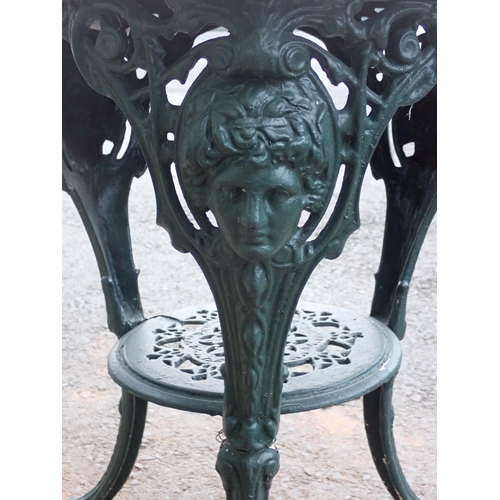 746 - A Victorian cast iron Pub Table