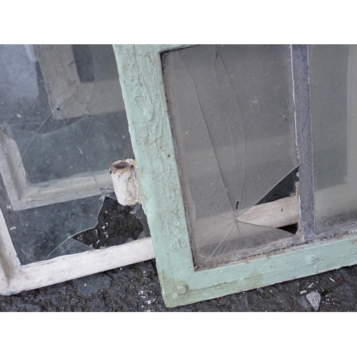 759 - A quantity of metal framed Crittal Windows