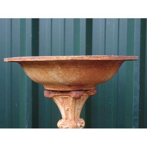 773 - A cast iron Bird Bath