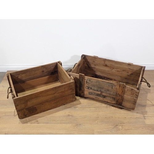 81 - Two wooden Crates