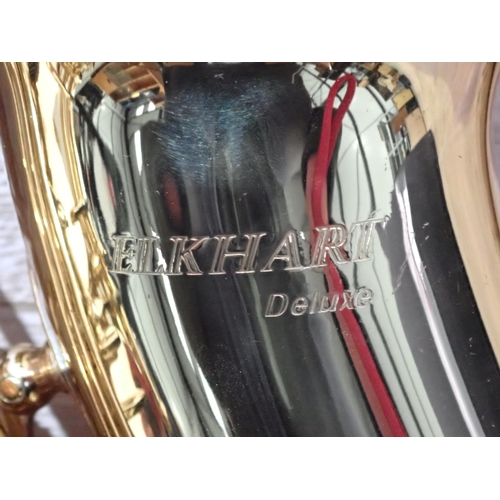 94 - An Elkhard Deluxe Saxophone in case