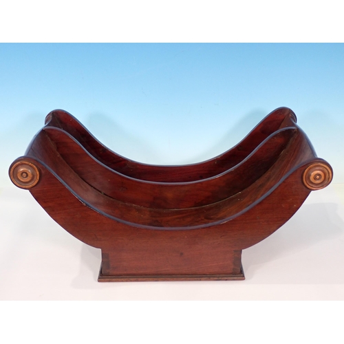 37 - A 19th Century mahogany Cheese Coaster 16in W