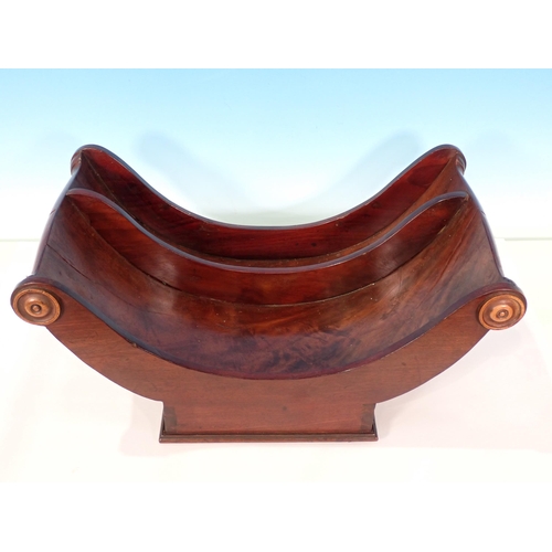 37 - A 19th Century mahogany Cheese Coaster 16in W