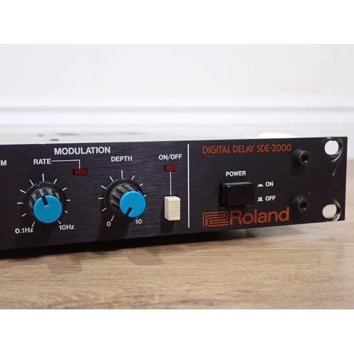 394 - A Roland Digital Delay SDE2000 with manual (passed PAT)