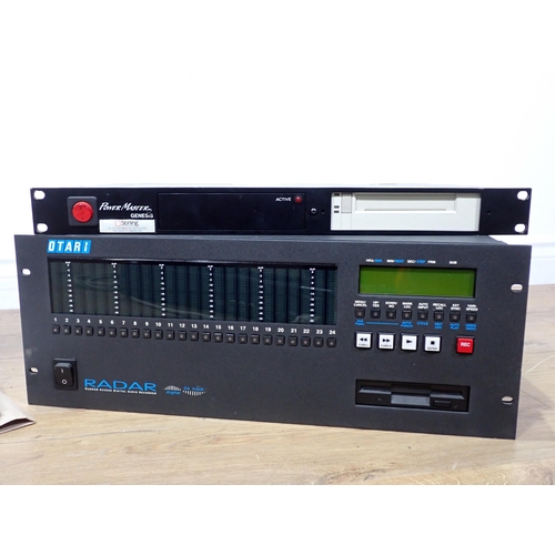 397 - An Otari Random Access Digital Audio Recorder, 24 track Digital Recorder and Tape Backup System with... 