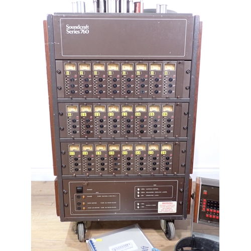 398 - A Soundcraft Series 760 2'' 24 track multitrack reel to reel Recorder with full remote and autolocat... 