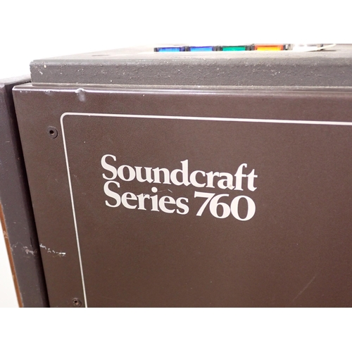 398 - A Soundcraft Series 760 2'' 24 track multitrack reel to reel Recorder with full remote and autolocat... 