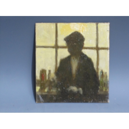 406 - TERRY GOODE-SMEETH. At a Bedroom Window, oil on canvas board, 7½ x 5½; one other picture by the same... 