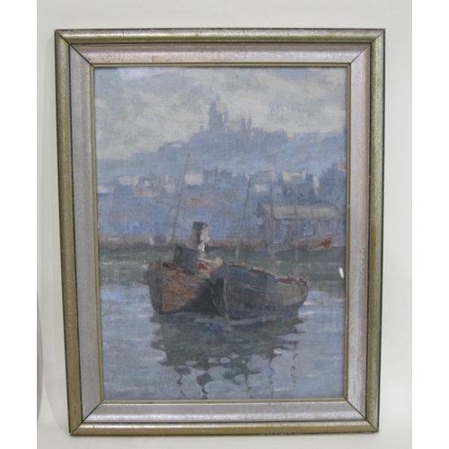 431 - ** WITHDRAWN ** W.G. DRAIN. Harbour Scene with Fishing Boats; and A French Street Scene with Figures... 