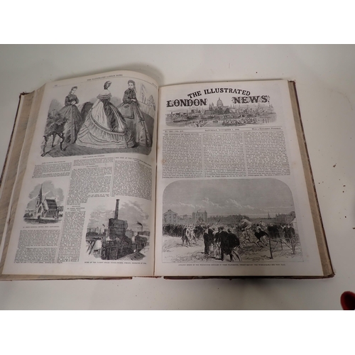 100 - The Illustrated London News  1864 January-June and July-December,  1865 January-June and July-Decemb... 