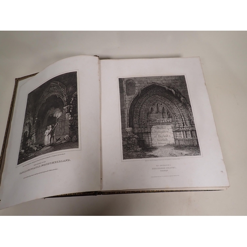 17 - SCOTT Walter, The Border Antiquities of England and Scotland, illustrated, pub. London 1814, 2 vols,... 