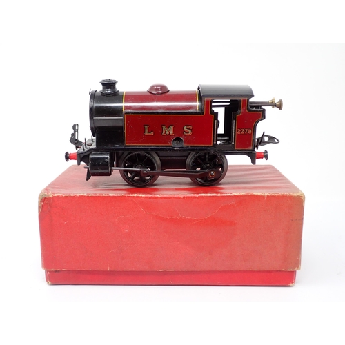 234 - A boxed Hornby 0 gauge clockwork No.101 L.M.S. 0-4-0 Locomotive