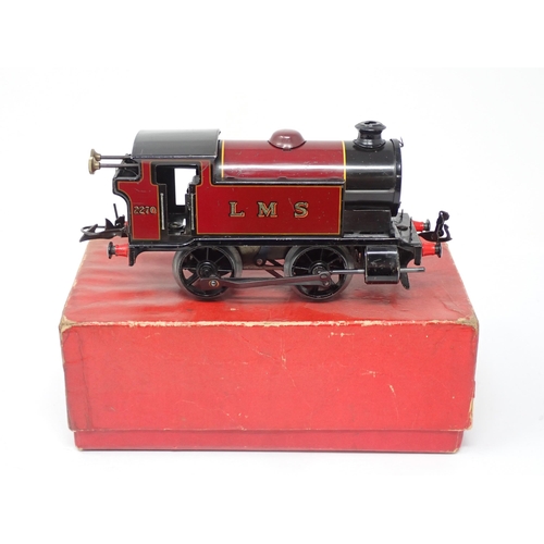 234 - A boxed Hornby 0 gauge clockwork No.101 L.M.S. 0-4-0 Locomotive