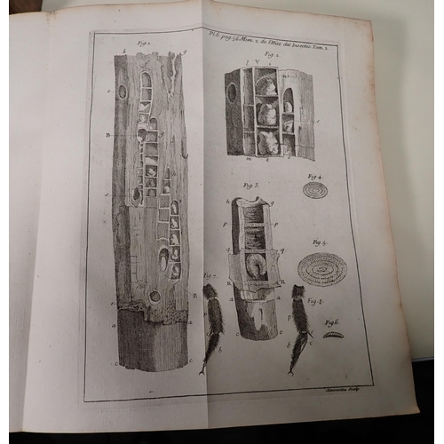 24 - M. De. REAUMUR. Memoirs pour Servir A L'Histoire des Insectes, Sur les Chenniles and Sur les Pappilo... 