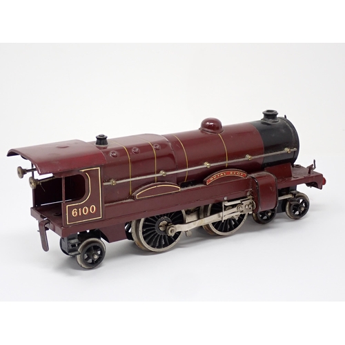 241 - An unboxed Hornby 0 gauge clockwork No.2 4-4-2 Locomotive 'Royal Scot' with boxed Tender